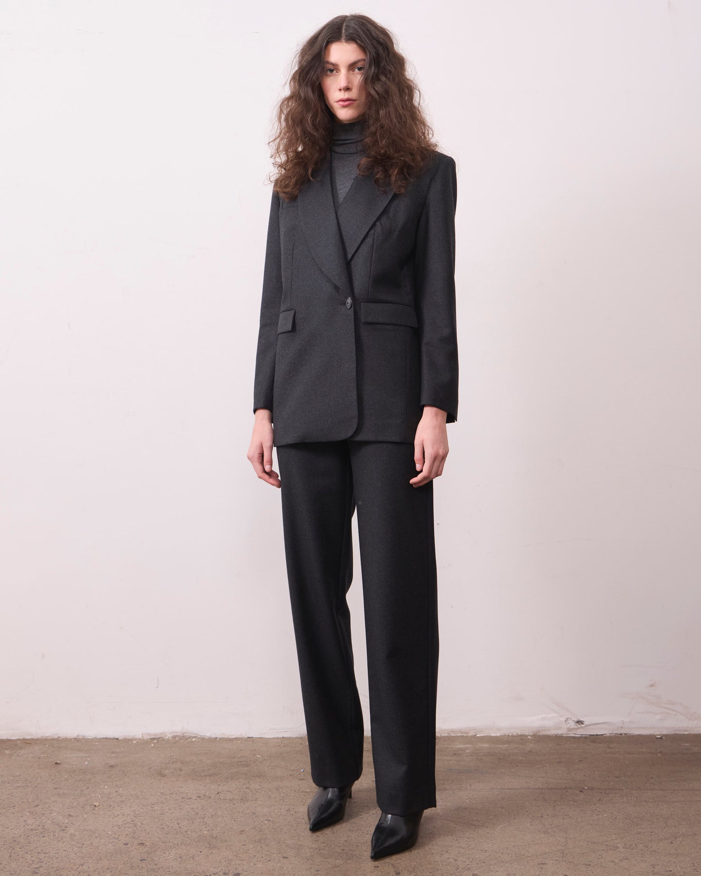 Chaqueta Lana Torcaza Gris Marengo