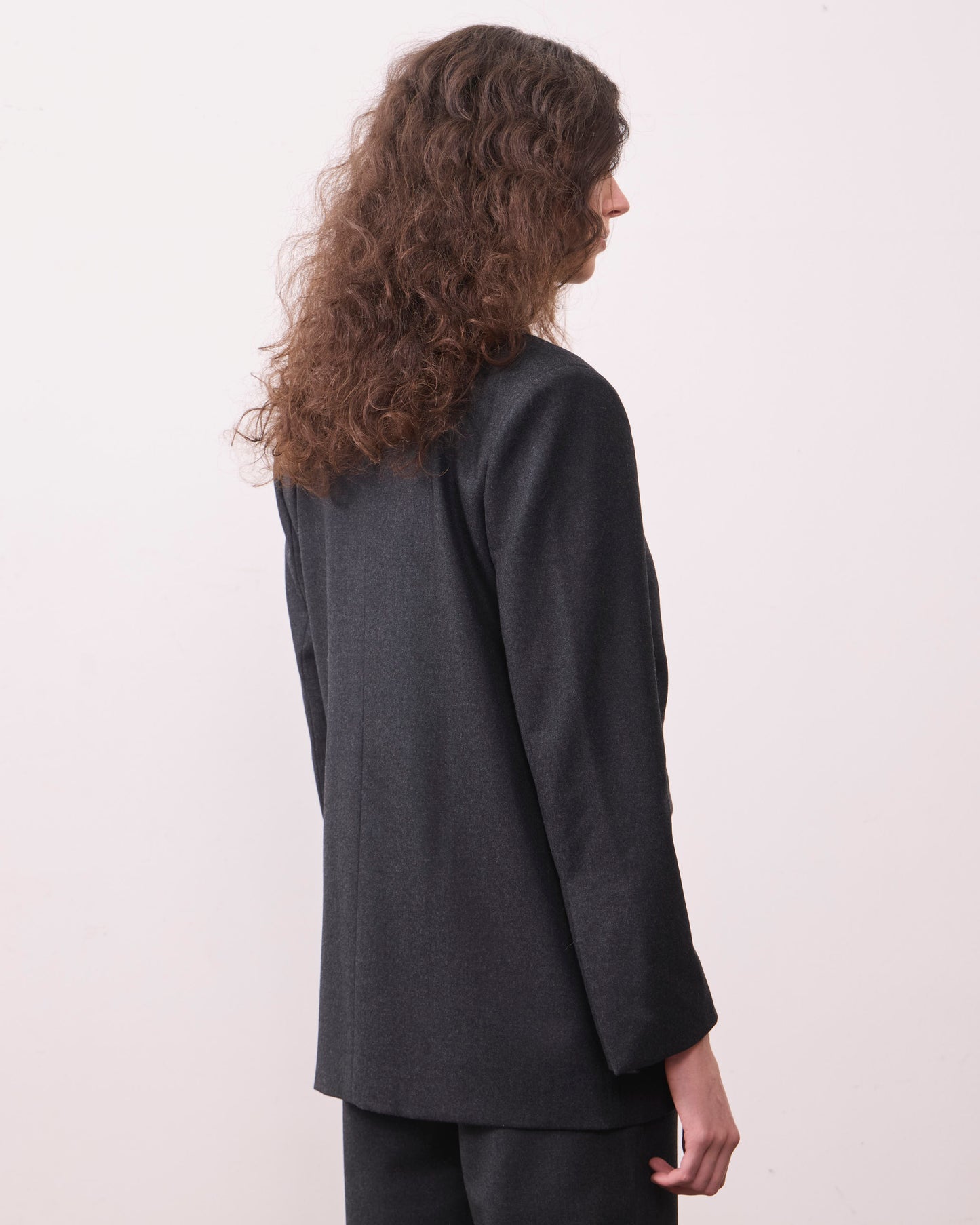 Chaqueta Lana Torcaza Gris Marengo