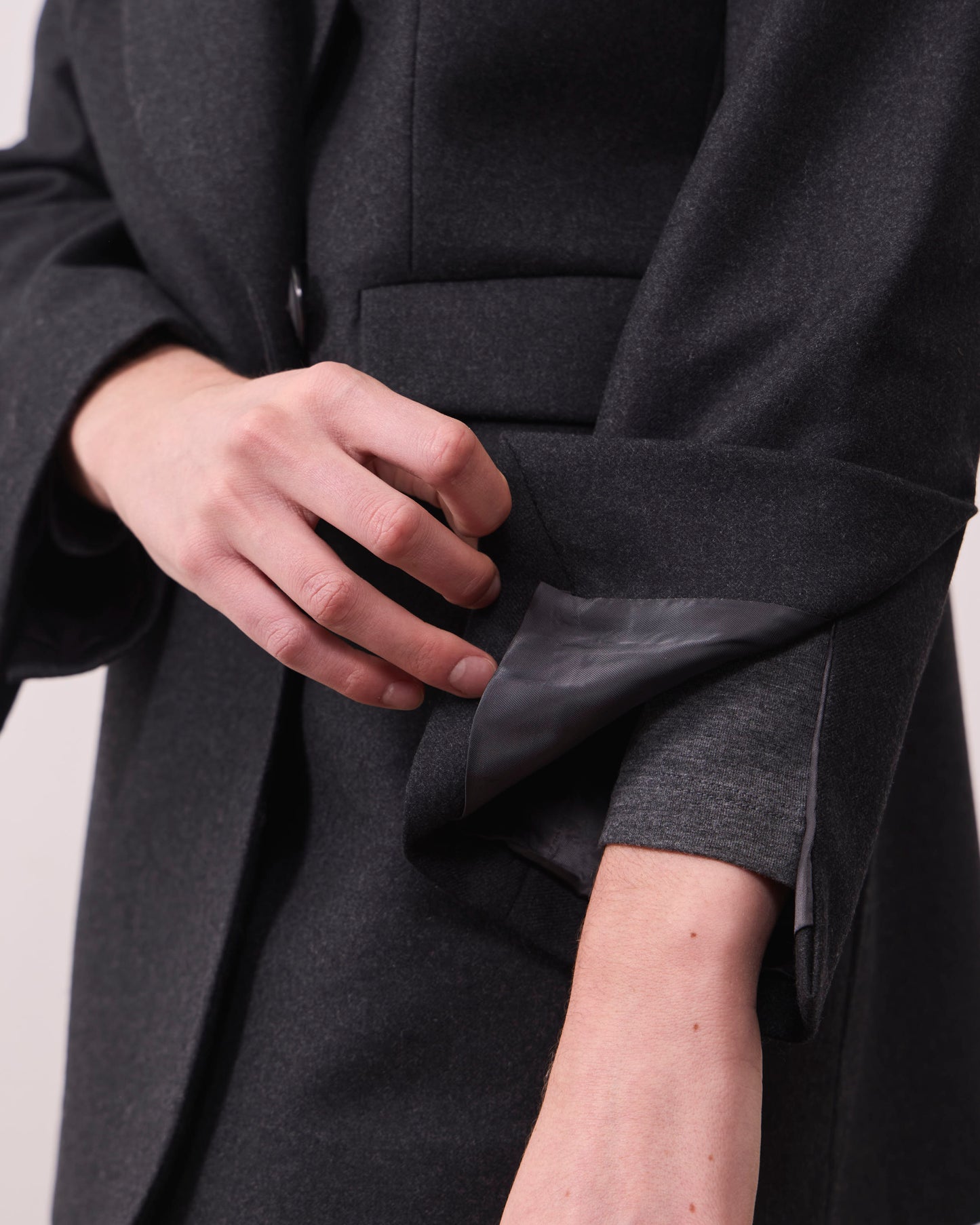 Chaqueta Lana Torcaza Gris Marengo