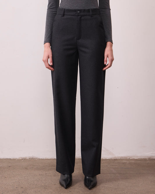 Pantalón Lana Torcaza Gris Marengo