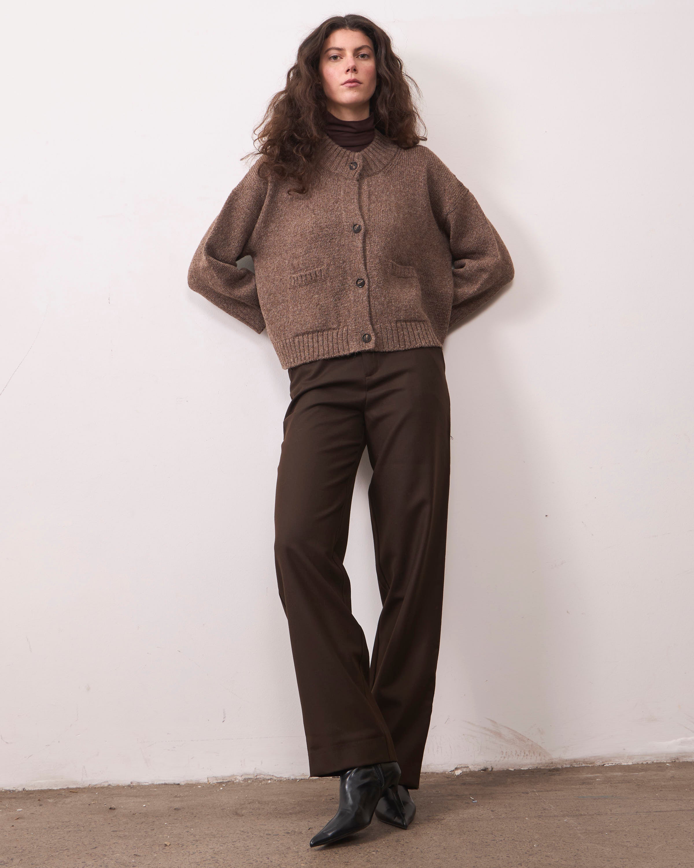 Cardigan Zorzal Castaña – Sestra Shop