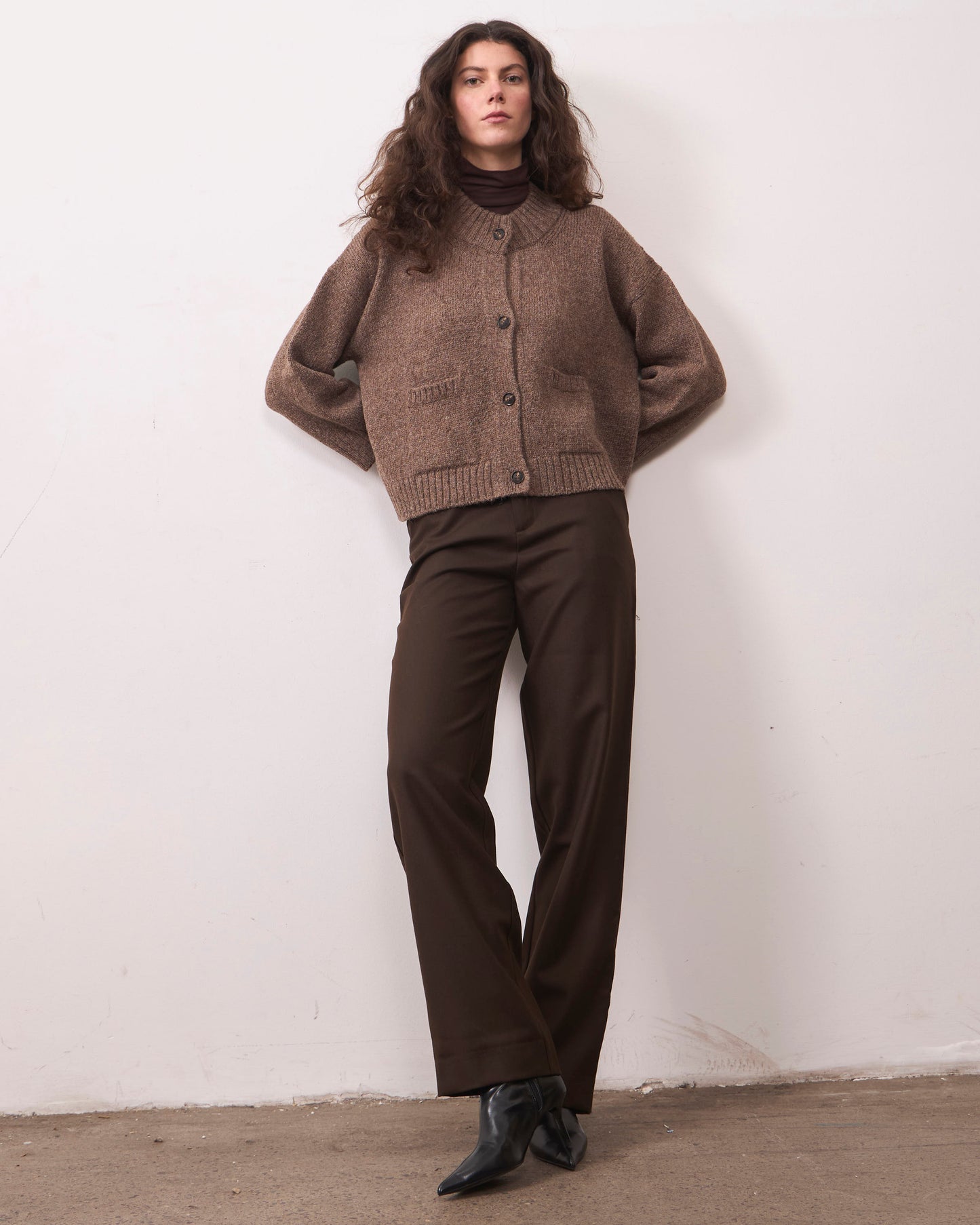 Cardigan Zorzal Castaña