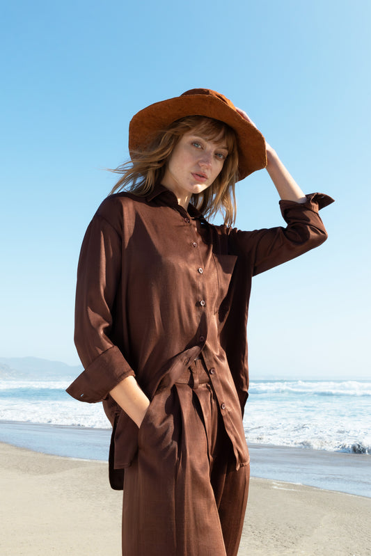 Blusa Mirlo Chocolate